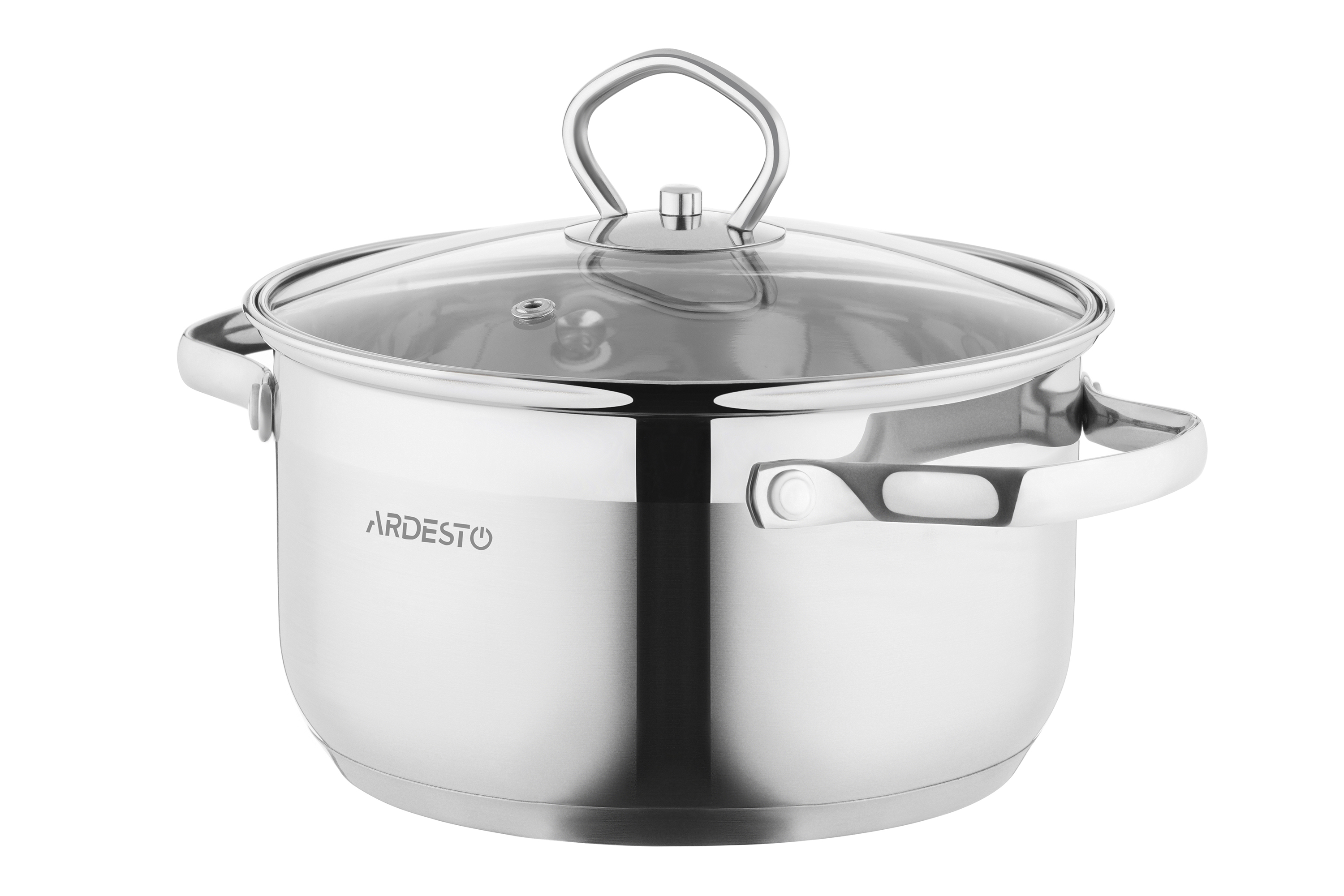 Каструля з нержавіючої сталі «Ardesto Gemini» 18см 2,3л з кришкою