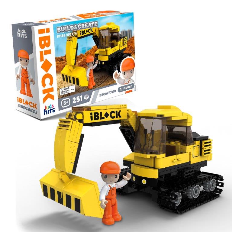 Конструктор «IBlock Junior» 253дет., в кор.-ці, 24×6×16см /4 КІ