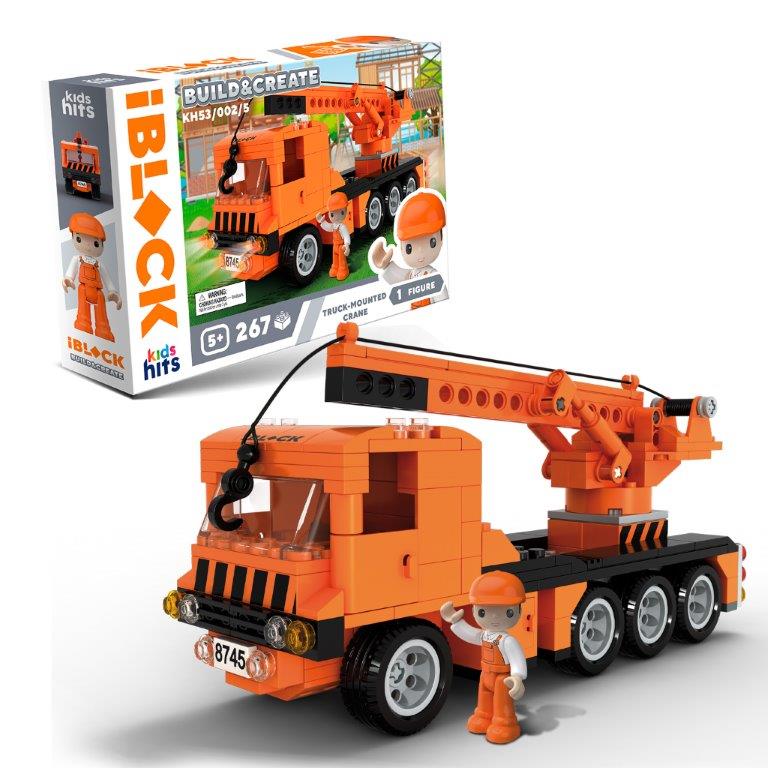 Конструктор «IBlock Junior» 267дет., в кор.-ці, 32×5×21,5см /5 КІ