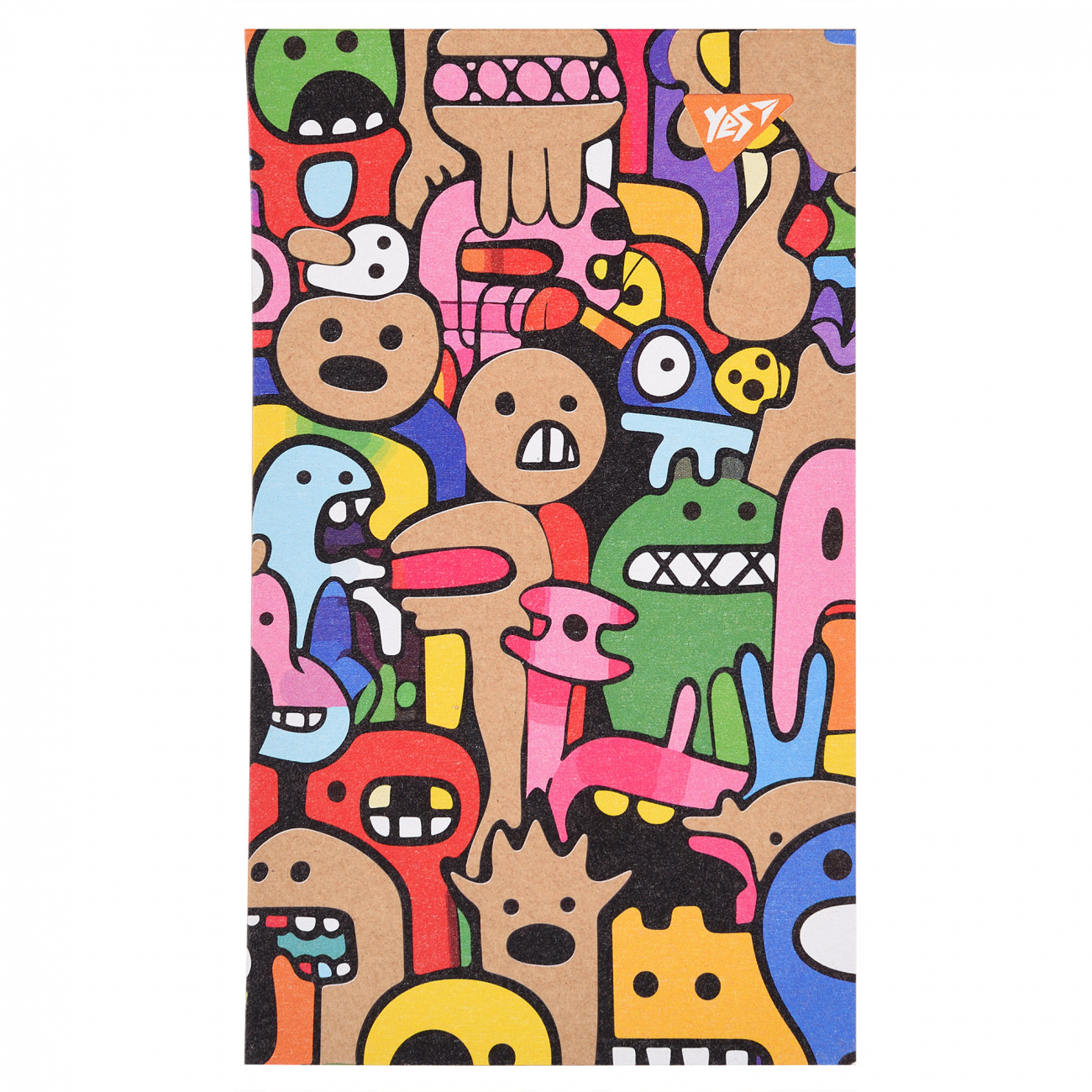 Блокнот А7+ 80 аркушів клітинка білила, крафт Art collection