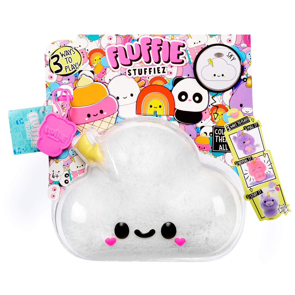 М'яка іграшка-антистрес Fluffie Stuffiez – Пухнастий сюрприз хмарка