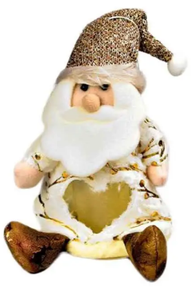 Мішок новорічний «Santa&Co» 12×22см, 3 види
