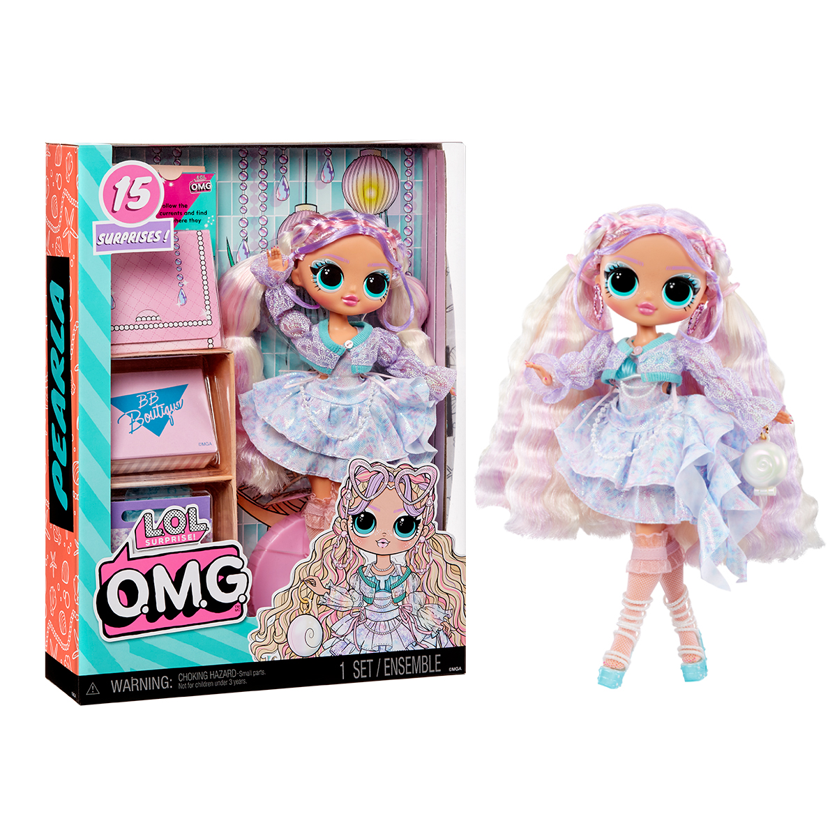 Лялька «L.O.L Surprise - O.M.G.» S8 – ПЕРЛИНКА, аксесуари