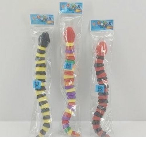 Іграшка-антистрес «Змія» 23см, рухлива, в кульку, 8×29×3см