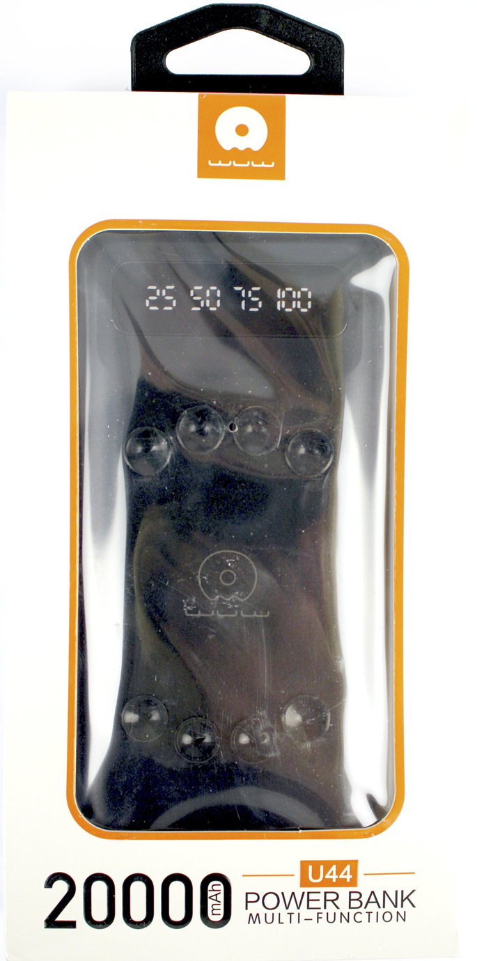 УМБ WUW Power Bank 20000mAh 2.1A black