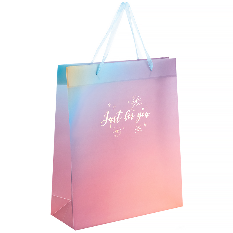 Пакет подарунковий пластиковий Just for you-1 32×27см