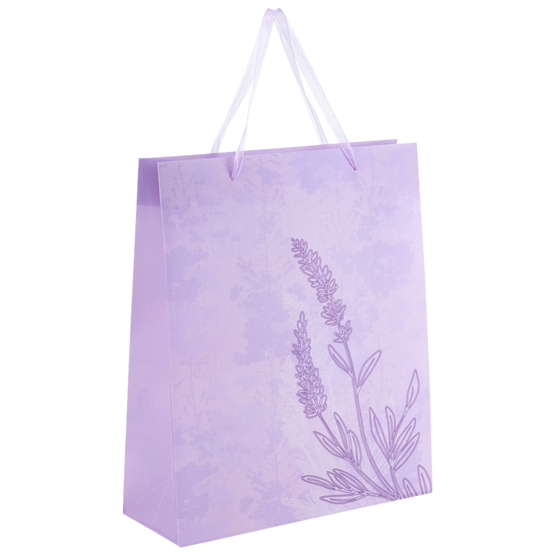 Пакет подарунковий пластиковий Lavender-3 32×27см
