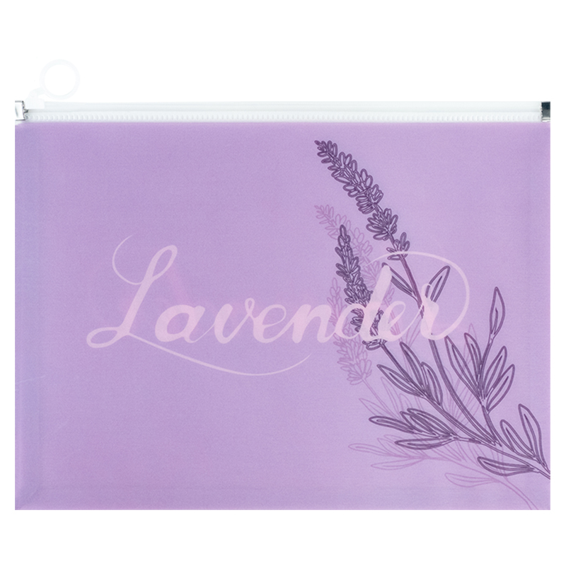 Папка Lavender-1 А4+ zip-lock, на блискавці