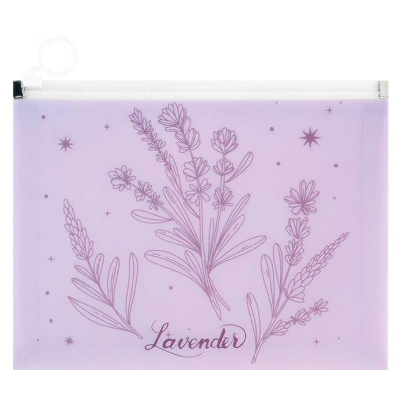 Папка Lavender-2 А5+ zip-lock, на блискавці