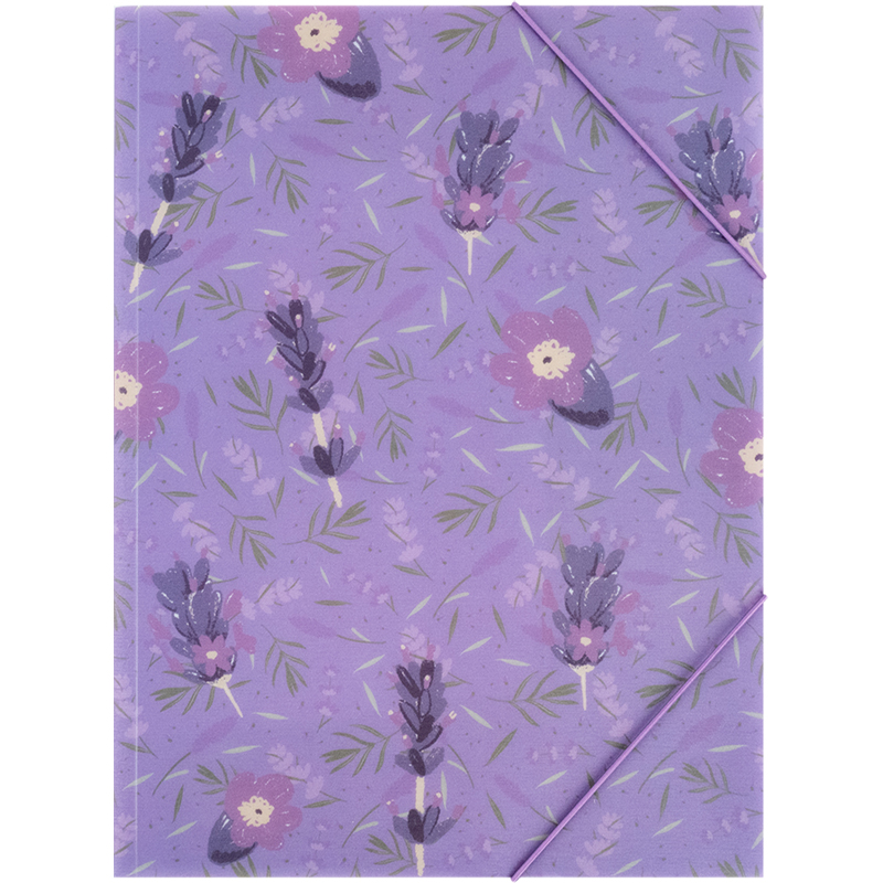Папка Lavender-4 А4+ на резинці