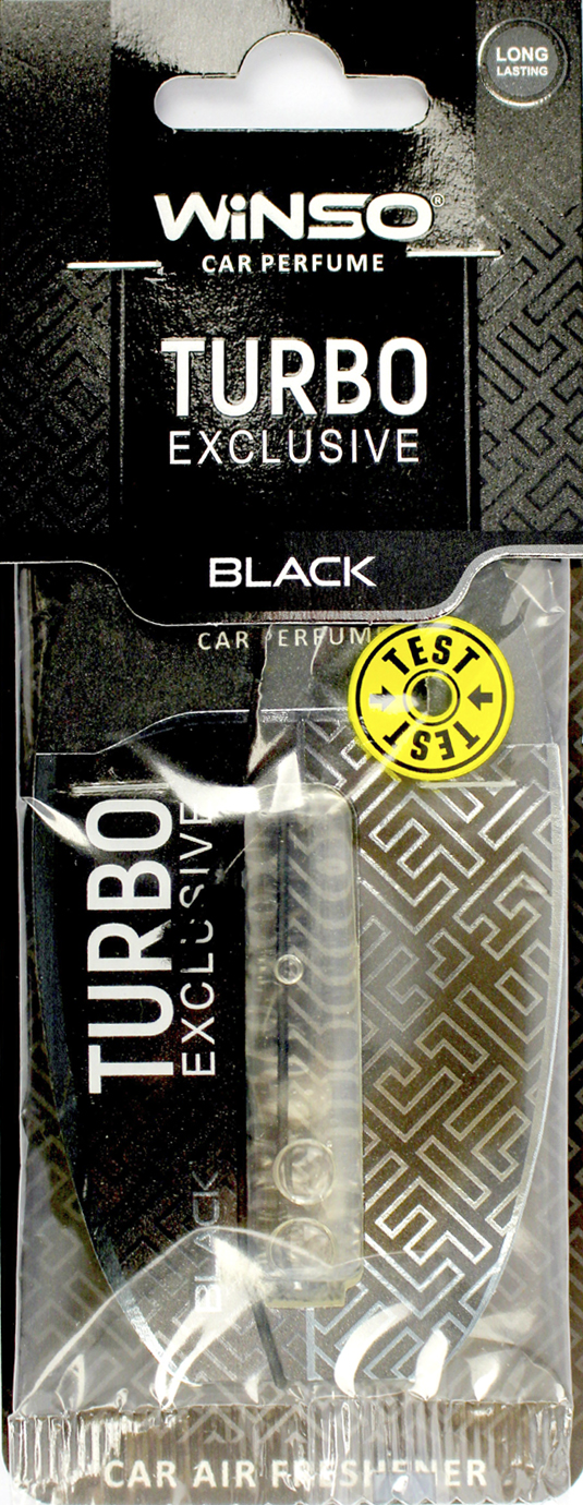 Аромадифузор для авто 6мл Turbo Exclusive Black з капсулою