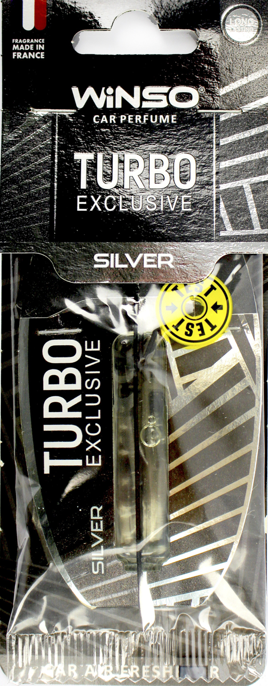 Аромадифузор для авто 6мл Turbo Exclusive Silver з капсулою