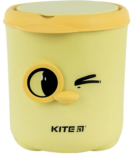 Контейнер для сміття настільний, жовтий