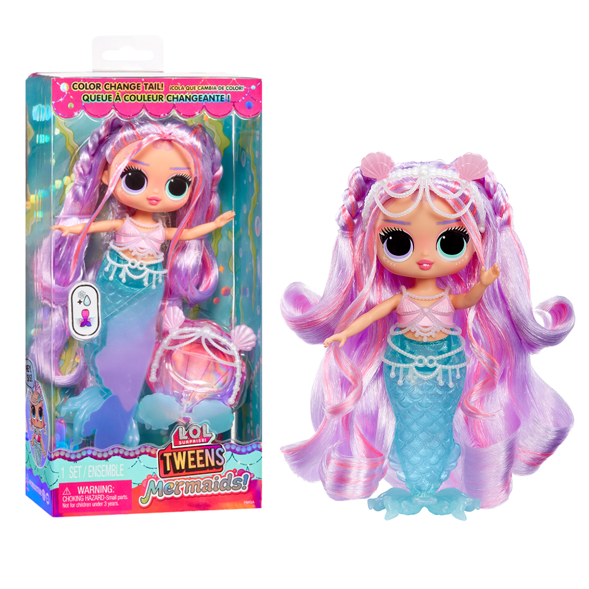 Ігровий набір з лялькою «L.O.L Surprise» Tweens Mermaids!– ЛАНА МЕРІН