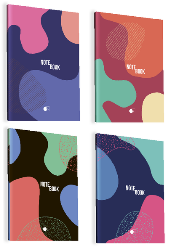 Книга-канцелярська А4 96 аркушів лінія тверда обкладинка «Office notebook»