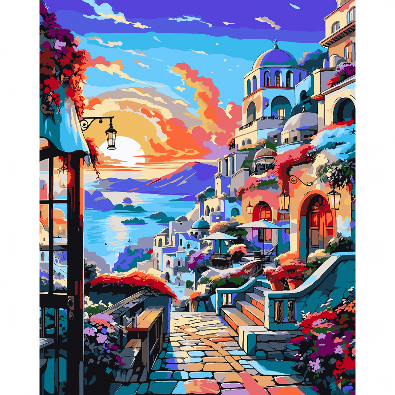 Картини по номерах «Захід сонця» 40×50см
