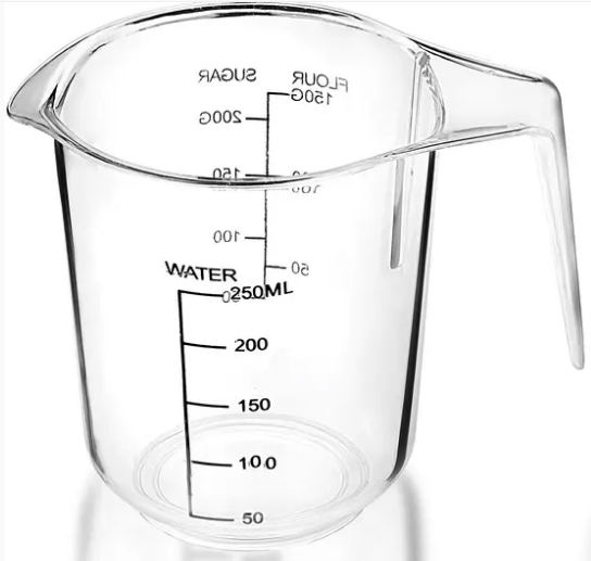 Чашка мірна пластикова Aqua 0,250л