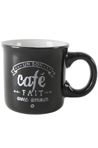 Чашка керамічна 150мл «Limited Edition Small Cafe» чорна