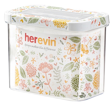 Контейнер для харч. прод. пластиковий «Herevin Storage Canister-Botanic» 1,2л