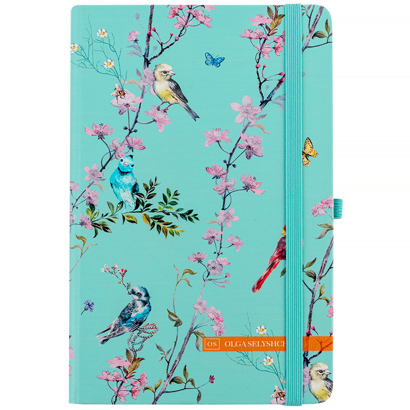 Блокнот А5 96 аркушів клітинка «Partner» Spring