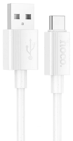 Кабель USB >Type-C X107 3A 1м White