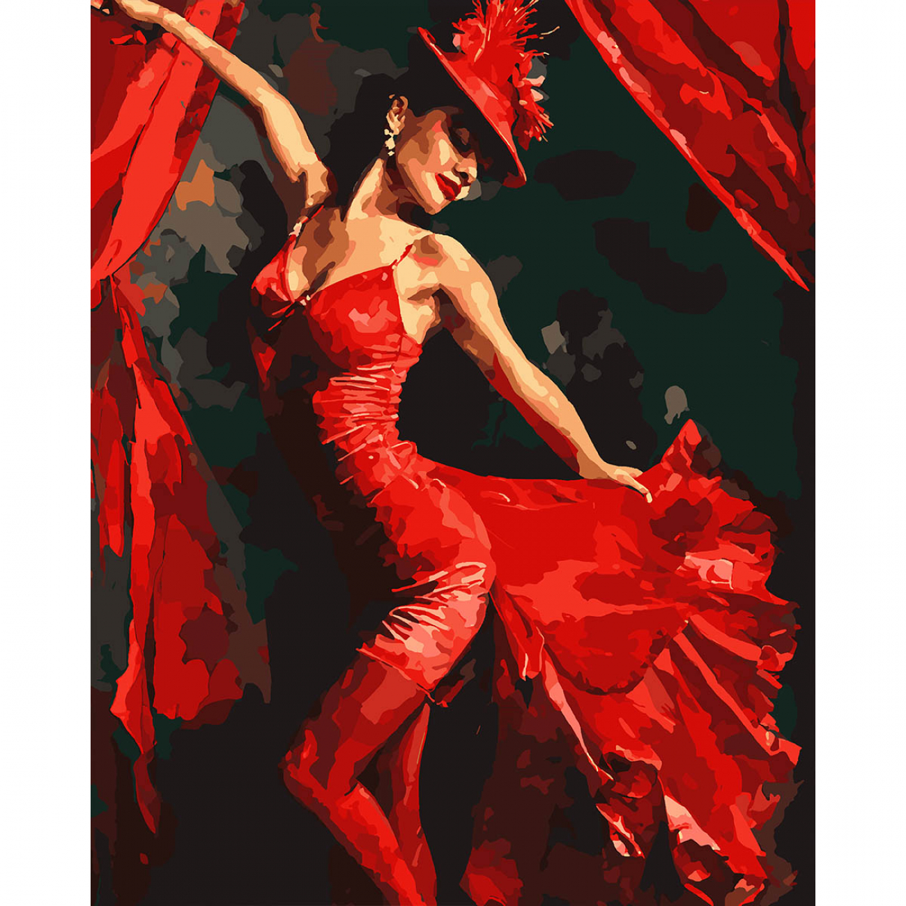 Картини по номерах «Кабаре» 40×50см