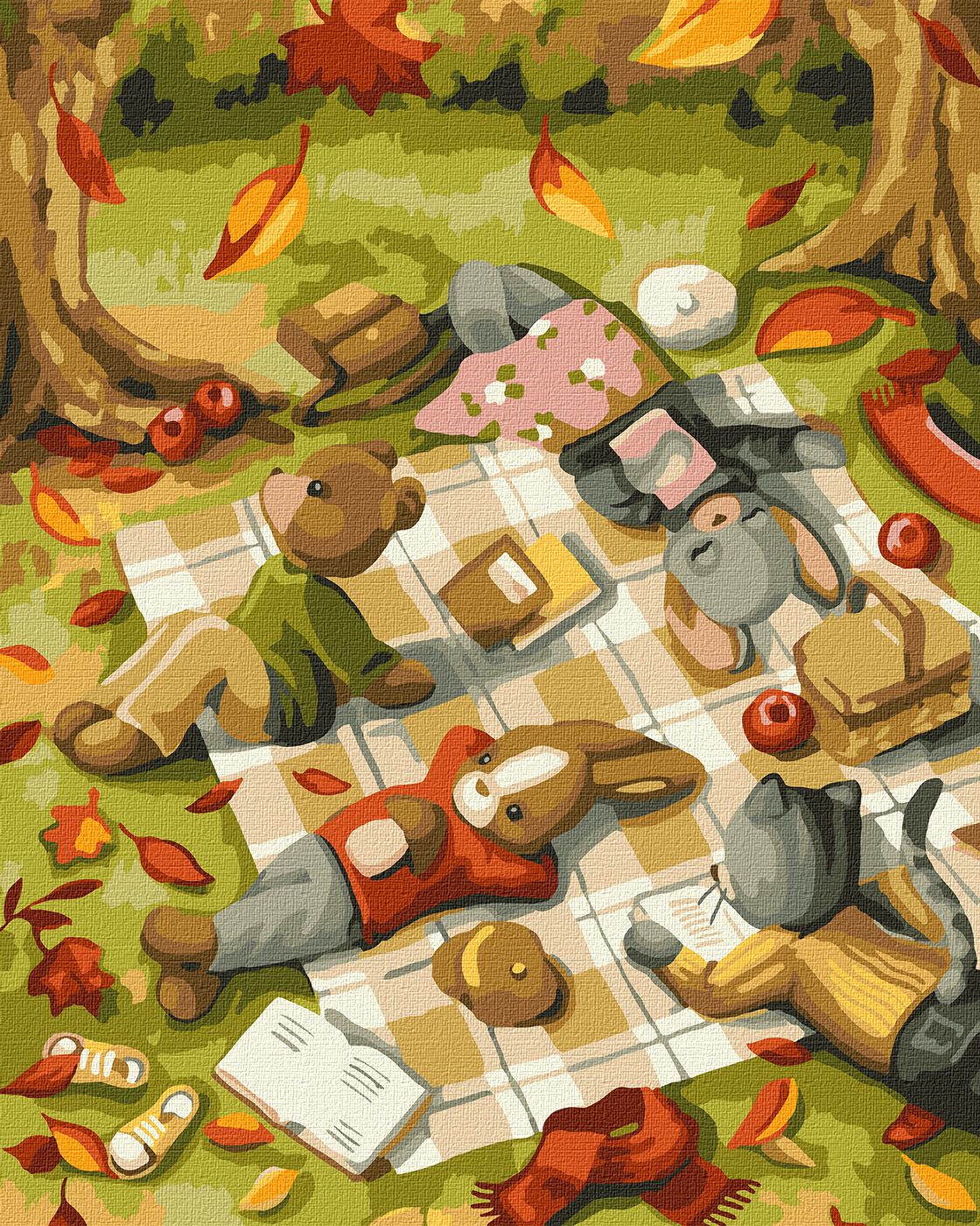 Картини по номерах акрилові «Книжковий клуб» 40×50см
