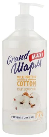 Крем-мило рідке Protein&Cotton, дозатор 0,5л
