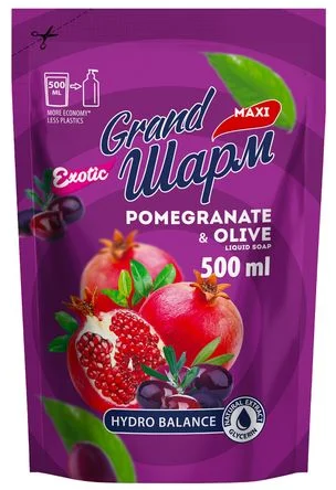 Мило рідке (запаска) Pomegranate&Oilive 0,5л