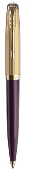 Ручка кулькова «Parker 51 Deluxe Plum» №57 132 позолочена