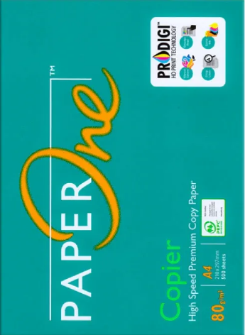 Папір офісний А4 «Paper One Copier» 75г/м2 B (500арк)