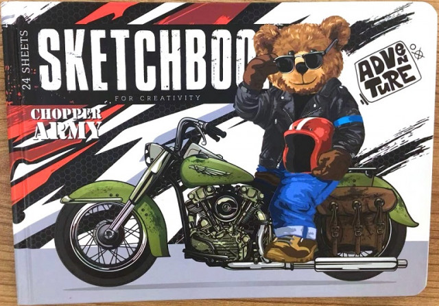 Скетчбук 24 аркуші А5