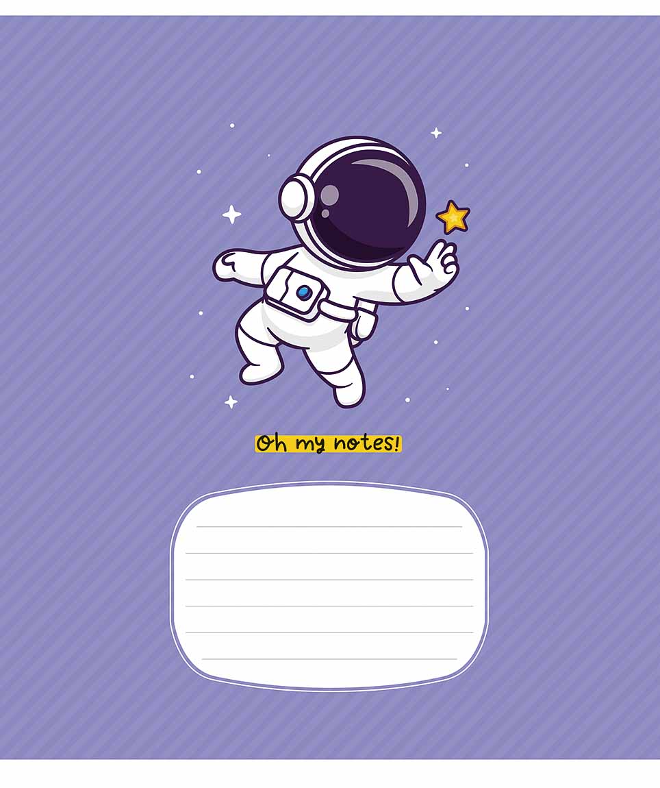 Зошит 24 аркуші клітинка «Oh My Notes» виб. УФ-лак