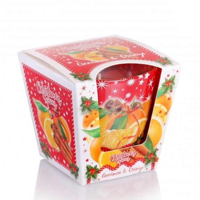Свічка з ароматом 115г/30год. Cinnamon/Orange