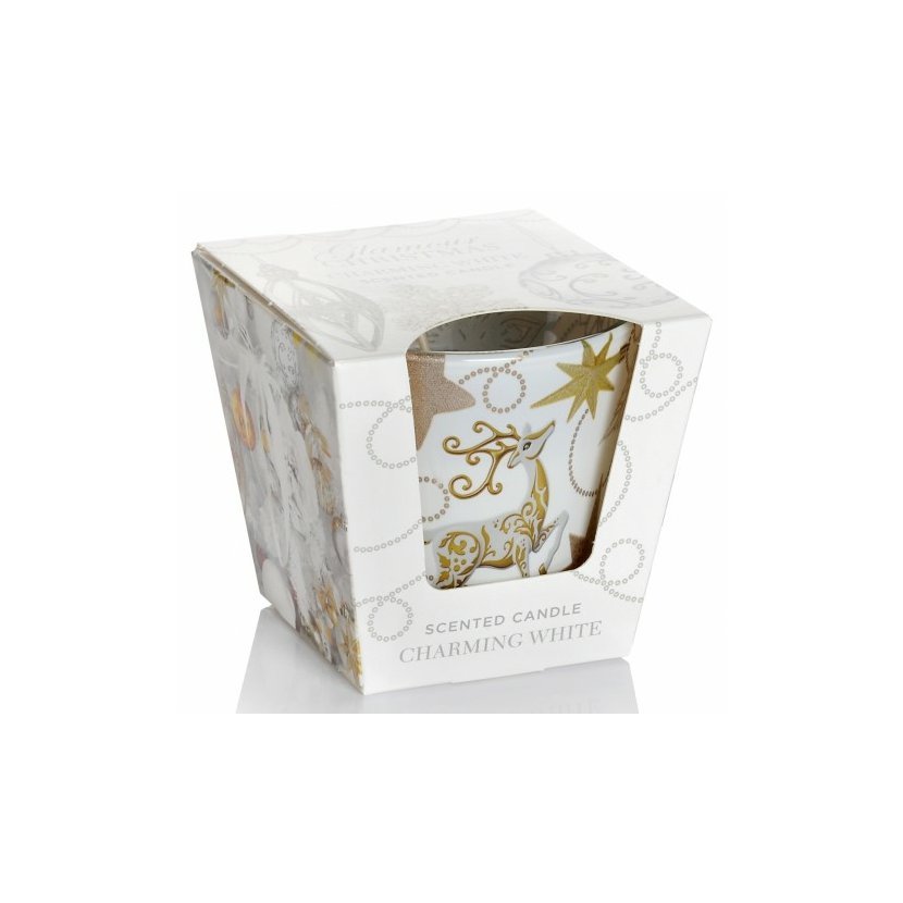 Свічка з ароматом 115г/30год. Charming White