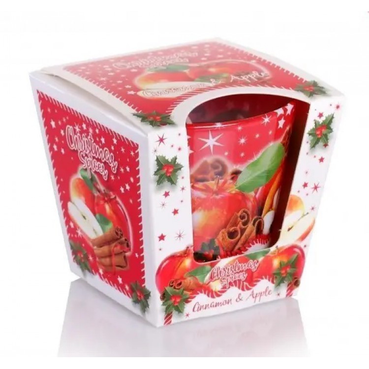 Свічка з ароматом 115г/30год. Gingerbread with cinnmon and apple note