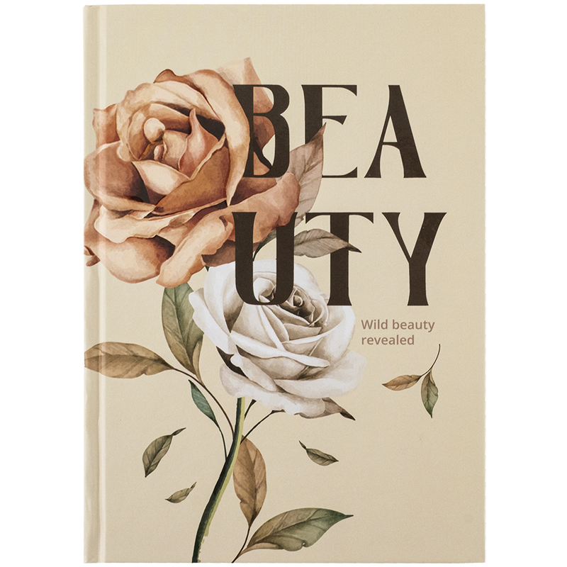 Блокнот А5 96 аркушів клітинка тверда обкладинка «Beauty»