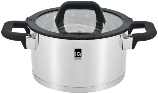 Каструля алюмінієва «IQ Be Traditional» 22см 4,3л з кришкою