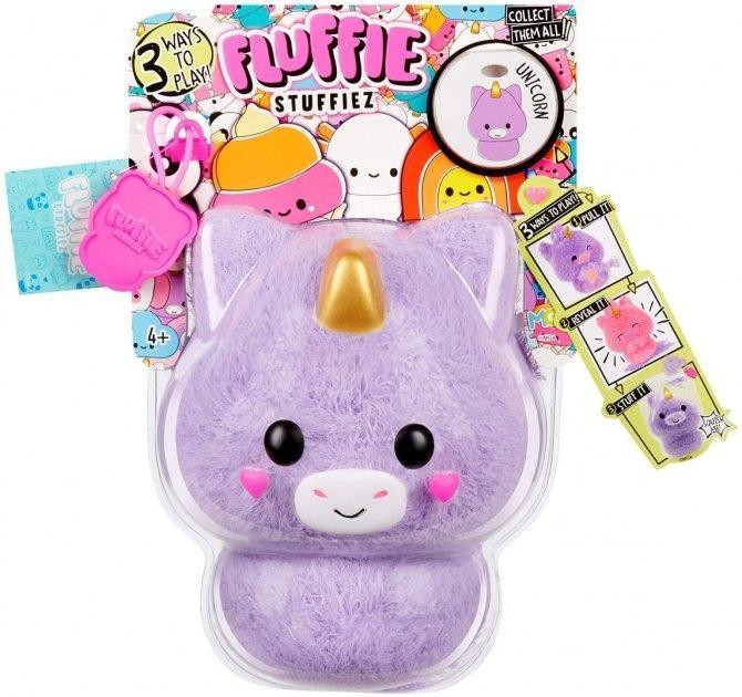 М'яка іграшка-антистрес Fluffie Stuffiez – Пухнастий сюрприз єдиноріг