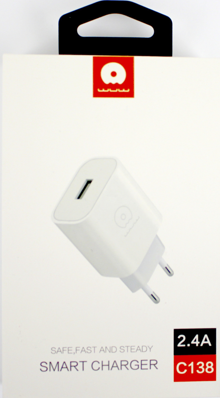 Зарядний пристрій WUW 2.4A USB