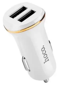 Зарядний пристрій авто. №Z1 2USB 2.1A white
