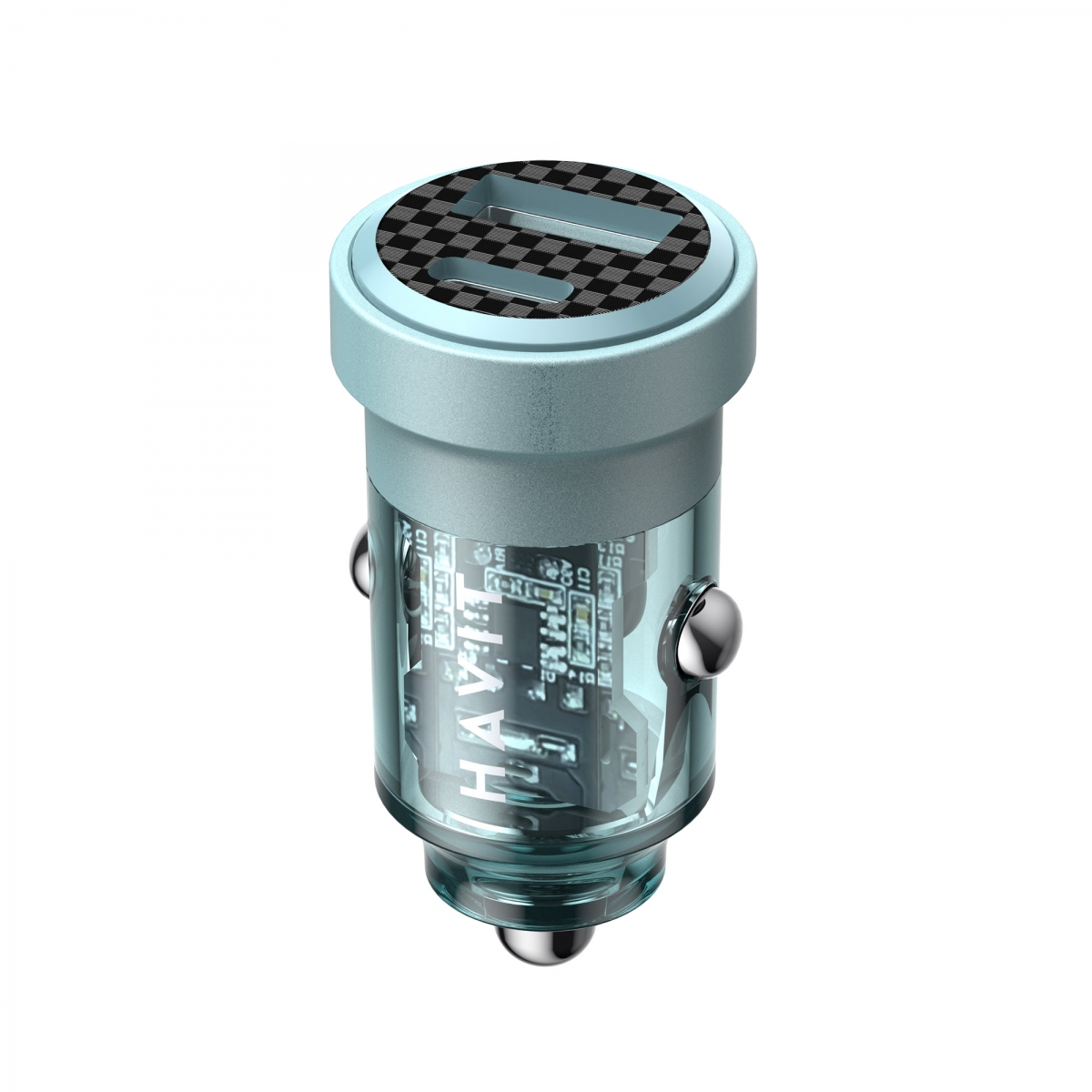 Зарядний пристрій авто USB+Type-C 30W швидка зарядка