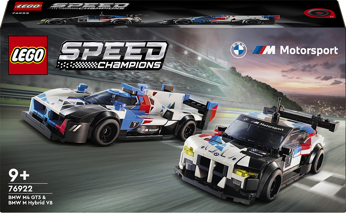 Конструктор Speed Champions Автомобілі BMW M4 GT3 і BMW M Hybrid V8