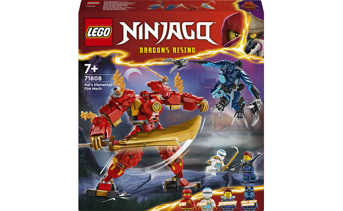 Конструктор Ninjago Робот вогняної стихії Кая