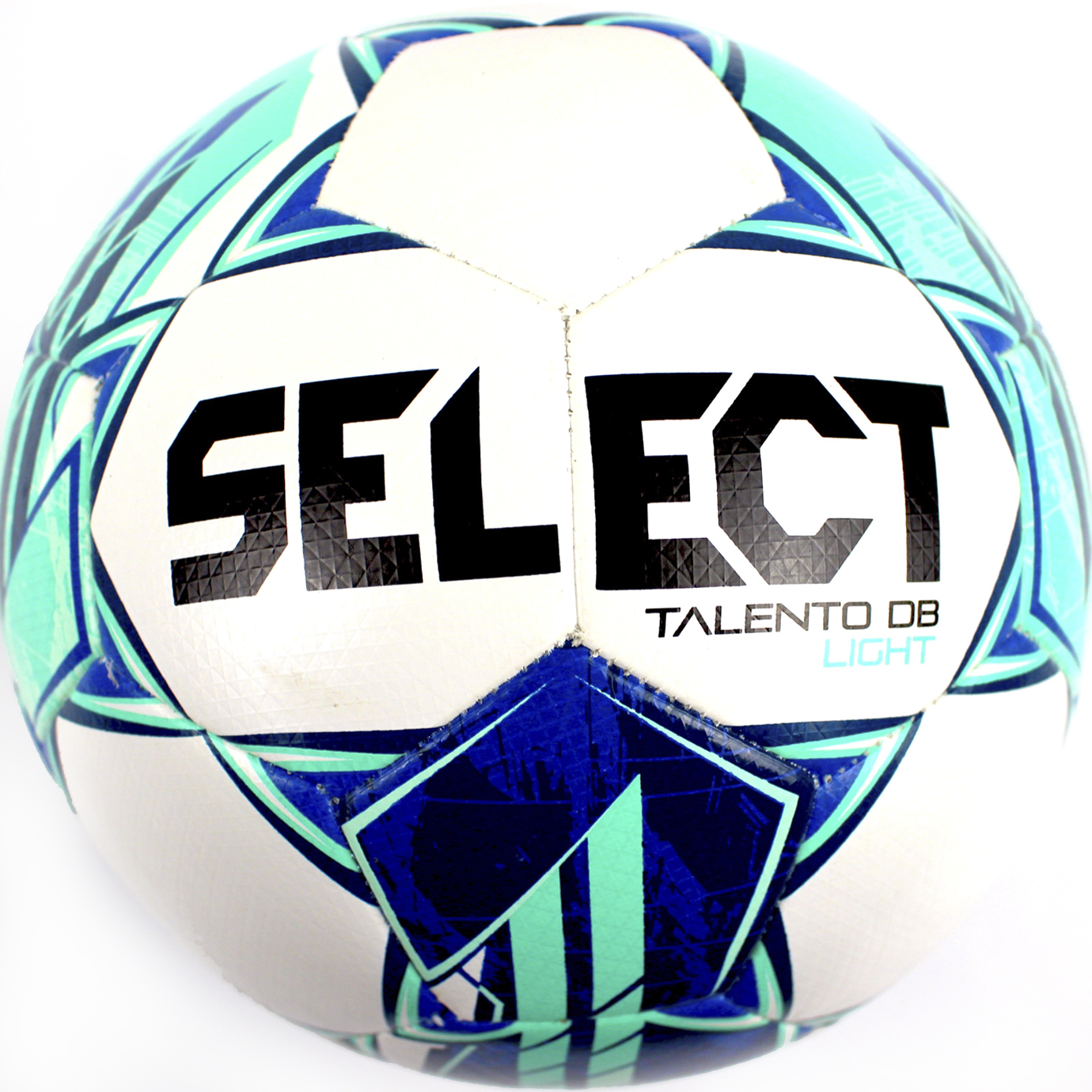 М'яч футбольний Select Talento DB V23″ розмір 5,біло-зелений