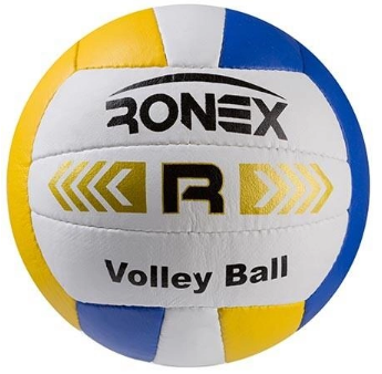 М'яч волейбольний «Ronex Orignal Grippy» жовтий/біл./синій
