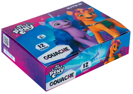 Гуаш 12 кольорів 20мл «Little Pony»