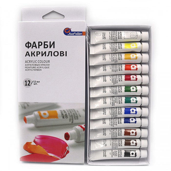 Набір акрилових фарб 12×12мл