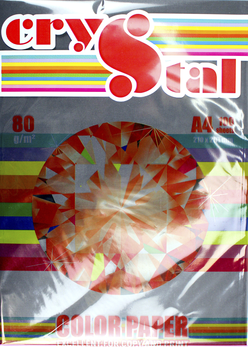 Папір кольоровий А4 80г/м темн. Color Paper Black 401 (чорний)
