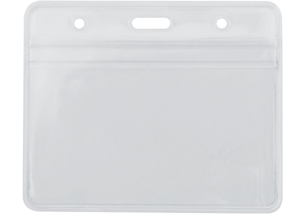 Бейдж горизонтальний PVC 95×58мм, замок zip lock
